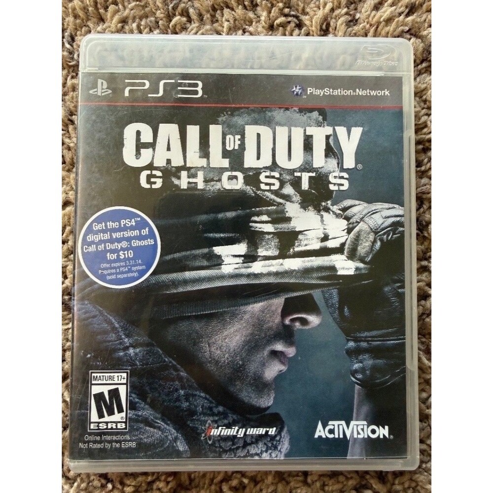 Call of Duty Ghosts PS3 PlayStation 3 Game Activision Infinity Ward
